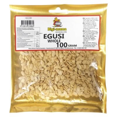 Bigi Mama Egusi Whole 100g – Natürliche Cremigkeit & pure Energie