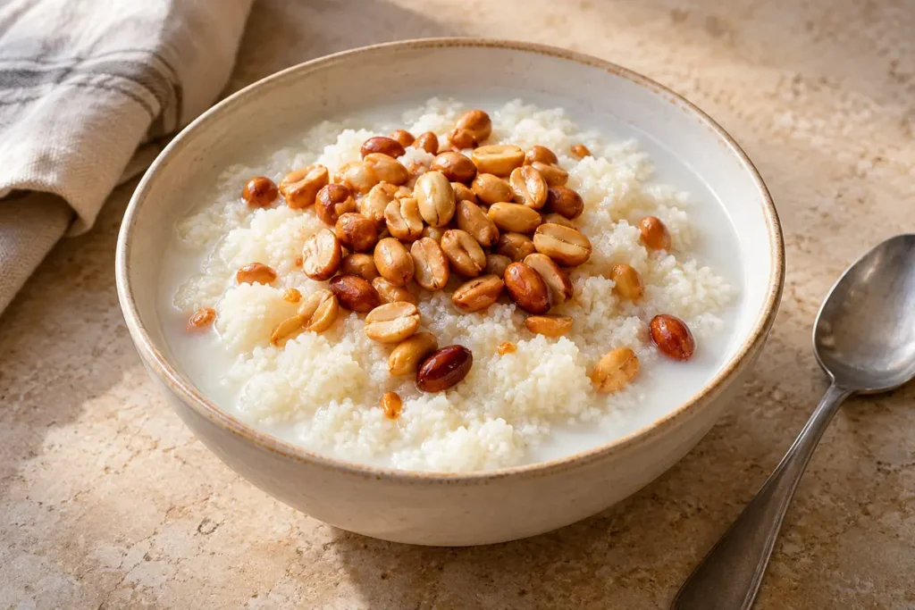 Garri Soakings – angerichtet im Teller