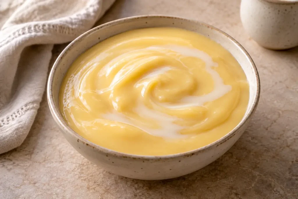 Nigerian Custard zum Frühstück – angerichtet im Teller
